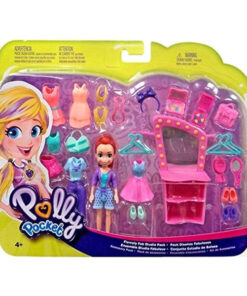 Boneca e Acessórios Polly Pocket Conjunto Estúdio de Beleza - Mattel
